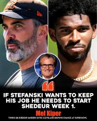 The Browns rookie QB battle has come to an end 👀