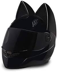 5 out of 5 stars. Amazon Com Nitrinos Full Face Motorcycle Helmets With Cat Ears Women Riding Motocross Racing Moto Helmet Sports Outdoors