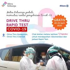 Mitra Keluarga Depok Mitra Keluarga Drive Thru Rapid Test Covid 19 Facebook