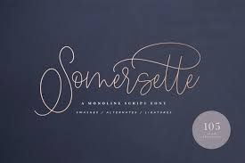 We continue our research to find the best fonts that you will. Somersette Script Font 346726 Handwritten Font Bundles