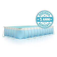 Struttura robusta, cura del dettaglio e possibilità di personalizzazione grazie a una vasta gamma di accessori: Piscina Fuori Terra Ischia 732x366x132 Cm San Marco