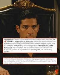 🎬👀 'Top G*n: Maverick' & 'Captain America: Brave New World' star Danny  Ramirez is producing & starring in a new Scarface reboot! Unlike Pacino’s  1983 classic, this one goes back to the original 1930 ...