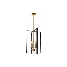 Add some interest to the room with glossy lamps or fixtures; 4 Light Pendant Lamp Matte Black And Gold Finish Kitchen Island Pendant Lighting On Sale Overstock 31716556