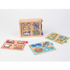We may earn commission on some of the items you choose to buy. Melissa And Doug Animals Wooden Mini Puzzle Set With Storage And Travel Case Rent T0021 Hobbies Toys Toys Games On Carousell