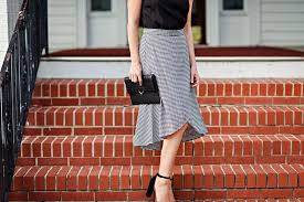 Black And White Gingham Midi Skirt Gingham Midi Skirt Midi Skirt Fashion Urban Fashion Trends