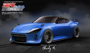 Modern design with classic proportions. Artstation Nissan 400 Z Proto Akuma No Zetto Neo Devil Z 2 0 Dhandy