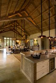 French Provincial Kitchen In Barn Style House Trends