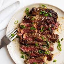 Sous Vide Sesame Pear Marinated Steak Recipe Healthy Beef Recipes Healthy Meat Recipes Grass Fed Beef Recipes
