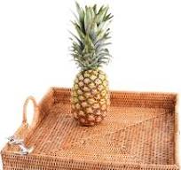 Amazon.com: Vagabond House Large Rattan Tray - Wicker ...
