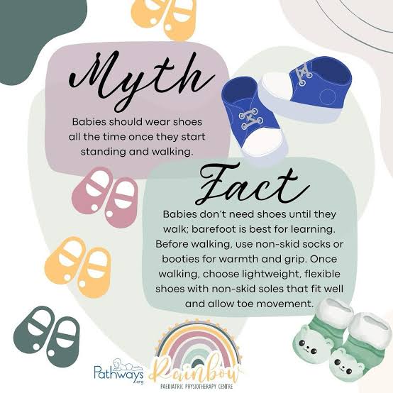 When Do Babies Need Shoes? - Rainbow Paediatric Physiotherapy