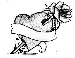 Real Heart Drawing Clipart Library Free Clipart Images Heart Drawing Tree Tattoo Designs Broken Heart Tattoo Designs