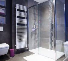 Décorez votre salle de bain avec nos carrelages pour mur et sol ainsi que notre sélection de faïences murales et obtenez une salle de bain design. Photos Et Idees Salle De Bain Sol Gris Fonce 1182 Photos