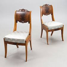 A Pair Of Chairs Biedermeier Style Circa 1900 Bukowskis Chair Furniture Chair Interior Design