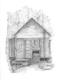 However if you still can't find your perfect cabin, we offer a custom design log cabin services. Mineral King Cabin Pencil Drawings For Sale Now Cabin Art