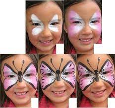 Borboleta Girl Face Painting Face Painting Halloween Face Painting Designs