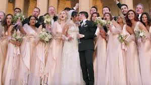 Priyanka Chopra Unveiled 75 Ft Long Wedding Veil Long Veil Wedding Priyanka Chopra Wedding Priyanka Chopra