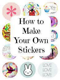 Marcia Beckett Art Journaling And Mixed Media How To Print Your Own Stickers Using Picmonkey How To Make Stickers Homemade Stickers Make Your Own Stickers