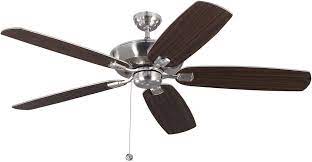 Essentially, the monte carlo ceiling fan manual will provide you with addtional information as it pertains to warranty services, repairing an issue, replacing parts, safety information, parts information, etc. Monte Carlo Fans 5csm60bs Colony Super Max Brushed Steel 60 Ceiling Fan Mc 5csm60bs