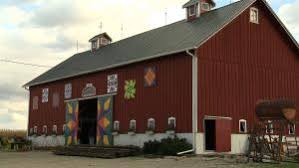 Delaware county iowa barn quitl project a drive through delaware county is very colorful today because many brilliant quilt blocks, called barn quilts, are on display on barns throughout the area. Barn Quilts Help Boost Northeast Iowa Economy Video