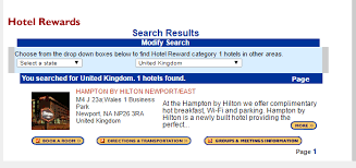 How To Search For Hilton Hotels By Reward Category