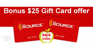 Maybe you would like to learn more about one of these? The Source Canada Free 25 Gift Card With 100 Purchase