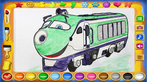 Color Train For Children Educational Video Coloring Book Coloring Books Educational Videos Education