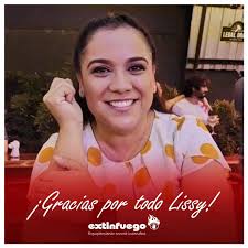 Querida Lissy, de parte de todo el equipo de Extinfuego, queremos  agradecerte por la excelente labor que realizaste con nosotros. Tu ayuda y  desempeño sin duda aportaron al crecimiento de esta empresa.
