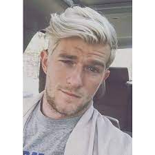 1000 Ideas About Men S Hair On Pinterest Liked On Polyvore Featuring Blond Men Blonde Hair White Hair Men Trendy Hair Color