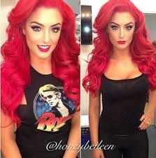 I Wish I Could Just Dye It All Something Crazy Love This Style Though Bright Red Hair Color Bright Red Hair Red Hair Color