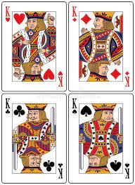 Modern playing cards are full of layers of meaning and symbolism, which comes several centuries ago. Playing Cards Kings Set Of Four Colored Kings Hearts Diamonds Clubs And Sp Affiliate Colored Kin Playing Cards King King Card Playing Cards Design