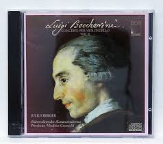 JULIUS BERGER ⸺ BOCCHERINI Concerti per violoncello Vol.2 ⸺ EBS CD NM