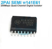 2 Pai Semi π141E61 Quad channels 200 Mbps digital isolator ISO7241CDW  Alternative