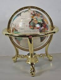 Mother Of Pearl Stone World Globe Home Decor Stone World World Globes Globe