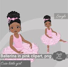 Ballet Dancer Ballerina Clipart Black And White Dancing Ballerina Clipart Cute Ballet Graphics African Etsy Ballerina Clipart Ballerina Clip Art