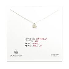 Dogeared Stainless Silver Loved You Yesterday Pendant Necklace 18 Find Out More About The Great Product At The Image Link Necklace Heart Necklace Dogeared