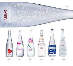Livraison d'eau evian à domicile ! Pin By If It S Hip It S Here On Packaging Pick Of The Day Bottle Design Packaging Bottle Label Design Packaging Labels Design