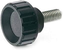 Vite a testa zigrinata ELESA con perno filettato in acciaio inox, diametro  25 mm, M6 x 20 mm : Amazon.it: Fai da te