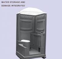 HDPE Plastic Material Mobile Portable Toilet Cabin for Bathroom Mobile  Toilets
