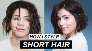 We're also loving how her blow. How To Style Short Hair Meganbatoon Youtube