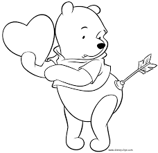 Simple winnie the pooh coloring page for kids. Valentines Coloring Winnie Happy Page Pooh Day Thehappy Valentines Day Colo Valentine Coloring Pages Valentines Day Coloring Page Disney Coloring Pages