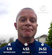 Good Morning Running friends from a damp but mild Dublin town Day 1592 and  5 kms done and Happy Saturday #runwithal #runhappy #runstreak Have a great  day everyone and stay safe 😊