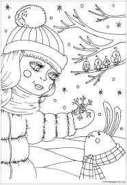 It is february coloring page. Peppy In February Coloring Pages Nature Seasons Coloring Pages Coloring Pages For Kids And Adults