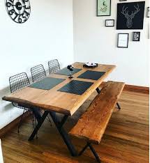 Check spelling or type a new query. Solid Wood Dining Table Asya Natural Wooden Table Metal Etsy