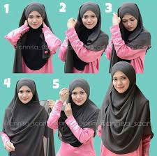 Tutorial hijab pashmina plisket menutup dada version eid adha. Tutorial Riska Blog