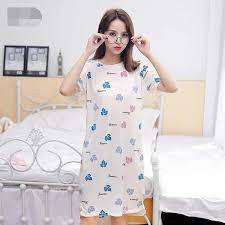 Jual Baju Tidur Kaos Daster Piyama Korea Wanita Cewek Motif Daun Di Lapak Adina Febriyanti Bukalapak