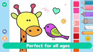 Each colors bingo mat includes 6 different cute and colorful pictures for children to sort. Coloring Games For Kids Learn Painting Games For Android Apk Download