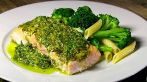 Saumon A La Salsa Verde Sauce Verte Recipe Food Vegan Cooking Recipes