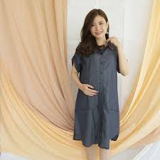 Karena menyerupai baju import korea. Jual Mama Hamil Butik Baju Hamil Dress Hamil Sabrina Katun Modis Modern Murah Full Kancing Dro 775 Biru Terbaru Juni 2021 Blibli