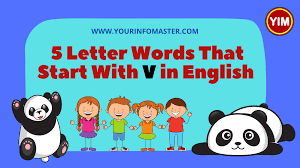 Learn about some of the most unusual words around the globe used to express highly specific emotions. 5 Letter Words Starting With V English Vocabulary Your Info Master