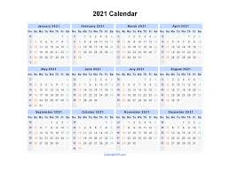 It's also possible to find out for a particular date in 2021 which week day is belonging to that date. Calendar 2021 Printable Week Calendar
